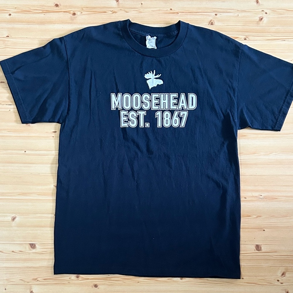 Vintage Moosehead Beer 1867 Crewneck T-shirt